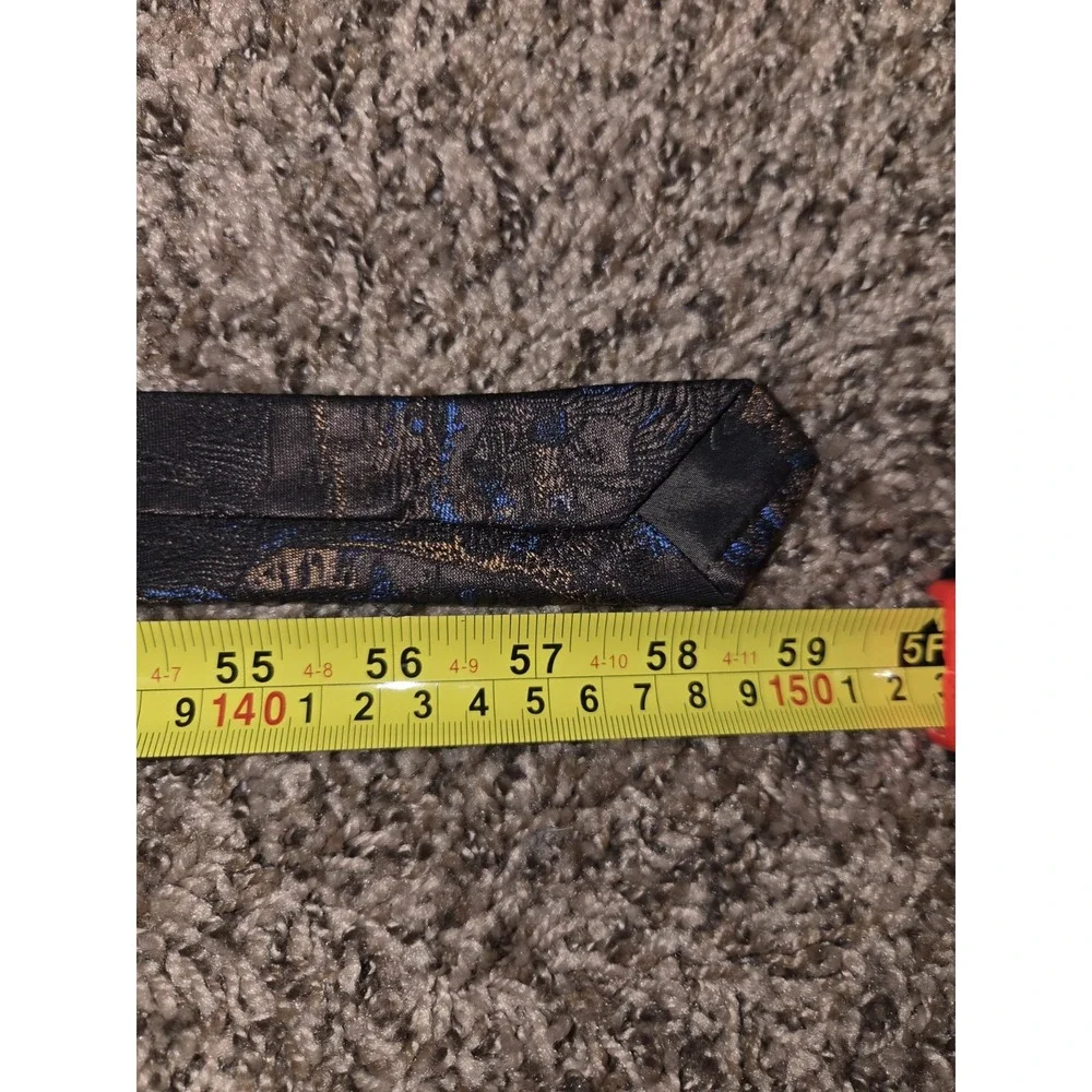 Vintage BRIONI Silk Tie Safari Jungle Rare Pictorial Safari Scene George Straith